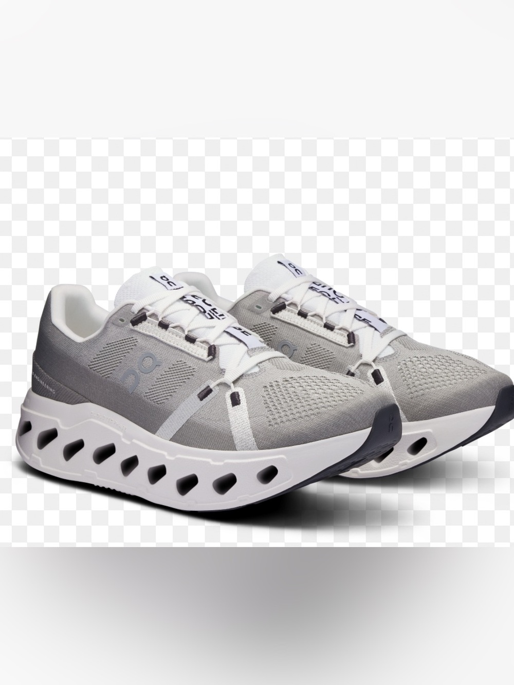 On Cloud Eclipse Running Shoes Alloy White Women’s 7 EUC Athletic Sneakers